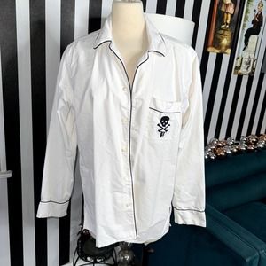 White Polo Ralph Lauren Pajama Top